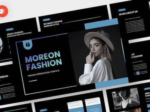 Moreon - Fashion Powerpoint Template 2TP559B