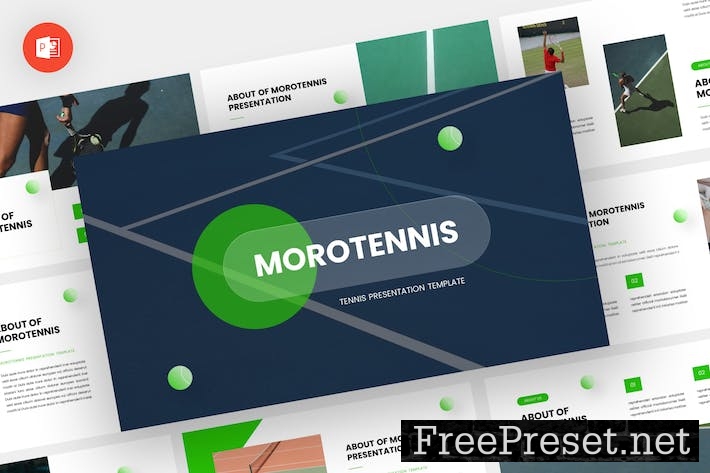 Morotennis - Tennis Powerpoint Template CAML5ED