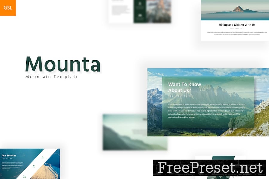 Mounta - Google Slides Template VM2NBX9