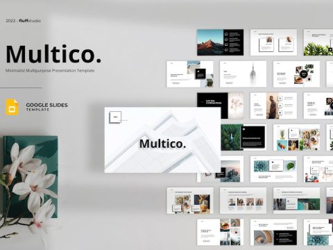 Multico - Minimalist Google Slides Template NFN9XHZ