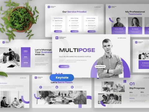 Multipurpose Business Keynote Template FGX47LF