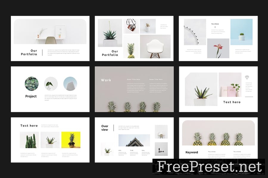 Multipurpose Presentation Template 2S58EHA