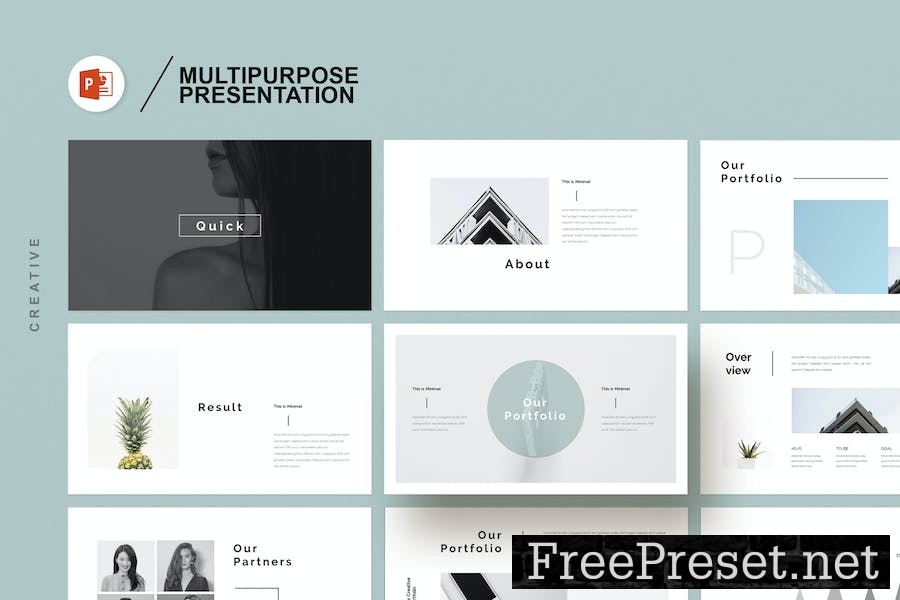 Multipurpose Presentation Template 2S58EHA