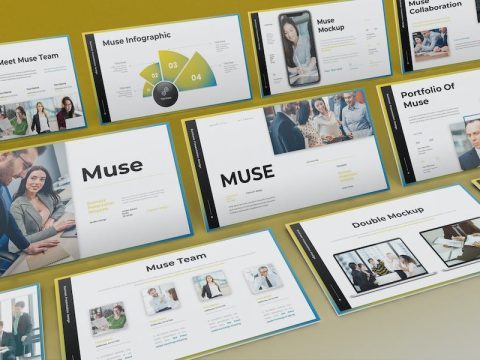 Muse - Business Presentation Google Slide Template PYG8XM7