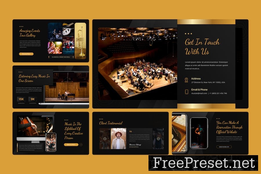 Musian - Music PowerPoint Template