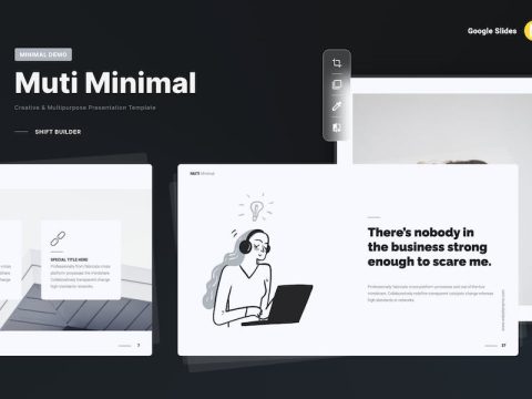 MUTI - Minimal Presentation Template (GOOGLE) L888X56