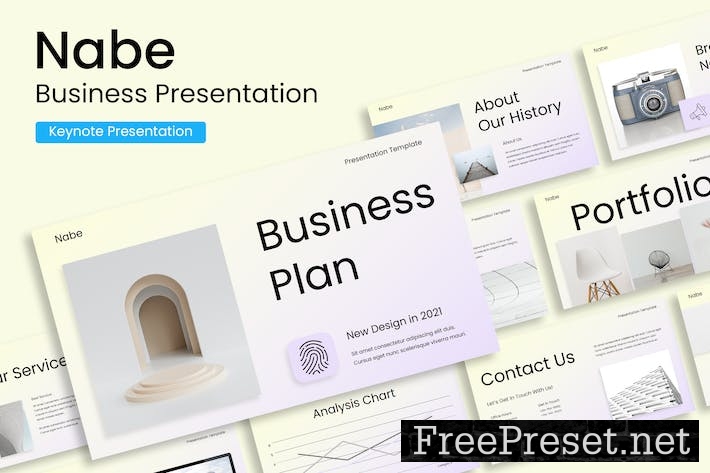 Nabe - Creative Business Keynote Presentation W7EQETL