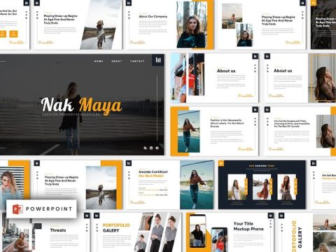 Nak Maya - Fashion Agency Keynote Template VAJVJEQ