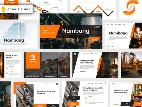 Nambang - Construction Google Slides Template 5GDH5M9