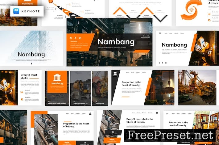 Nambang - Construction Keynote Template K86F98R