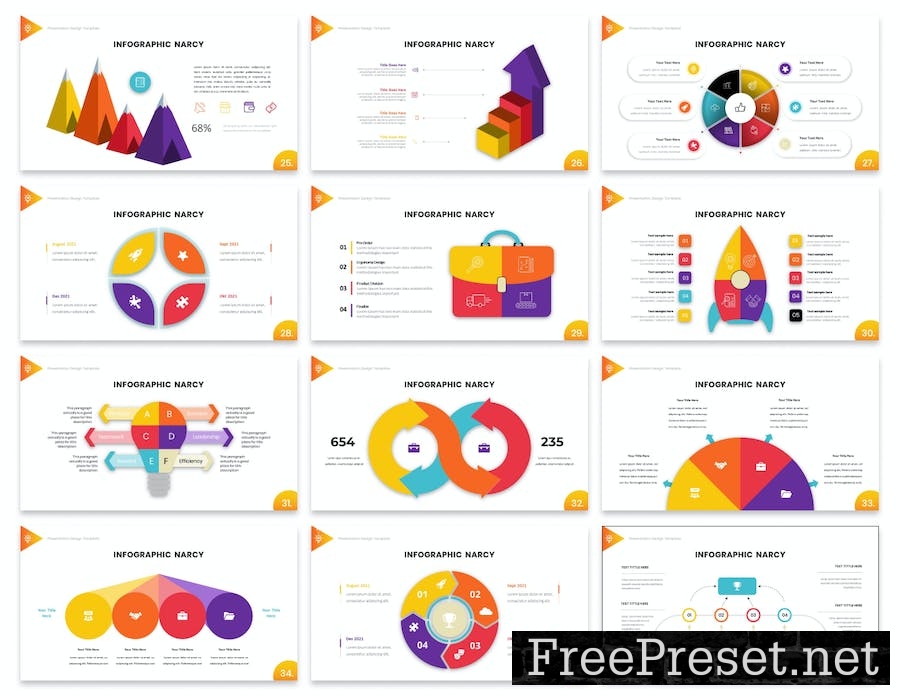 Narcy Infographic - Presentation Google Slide KC3CFY2