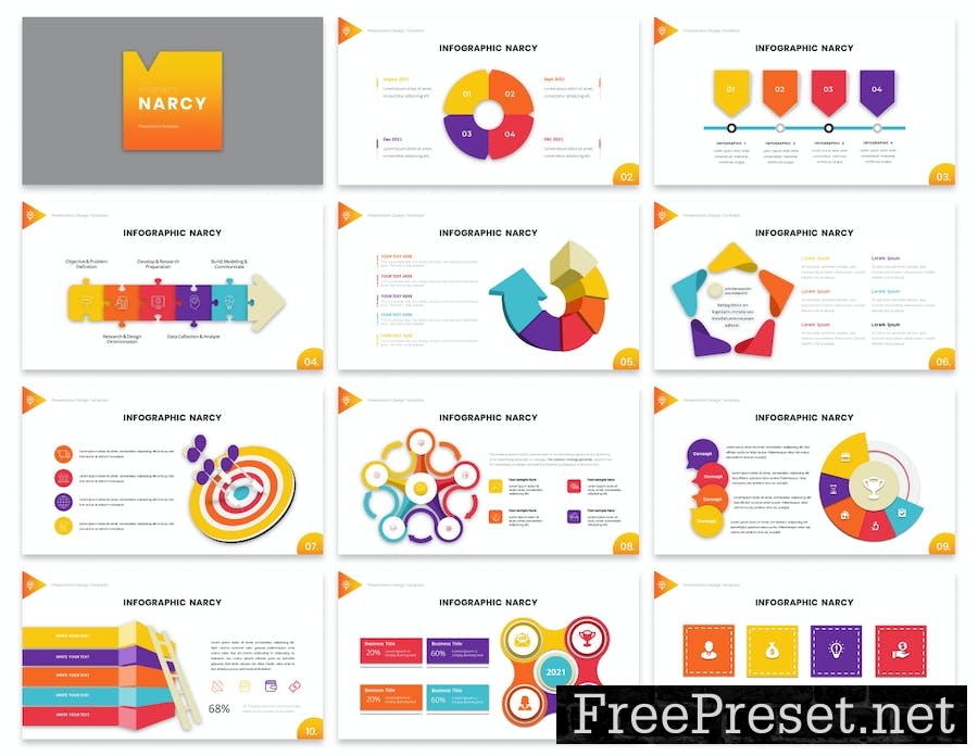 Narcy Infographic - Presentation Keynote Template QVXVHH6