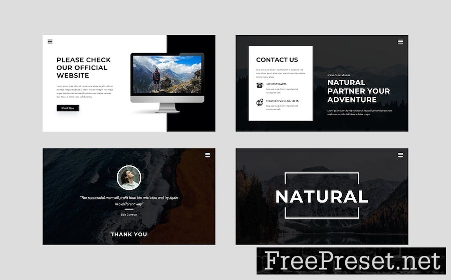 Natural - Adventure and Nature Keynote Template