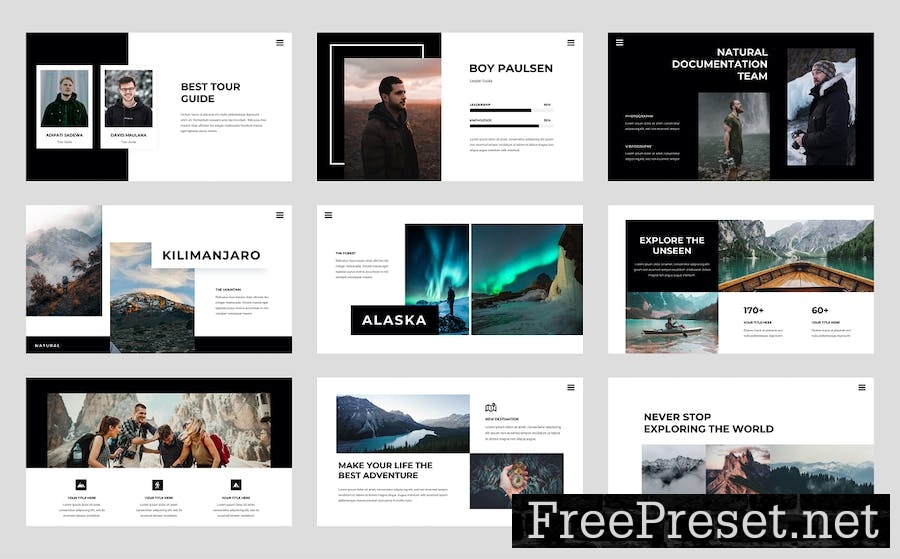 Natural - Adventure and Nature Keynote Template