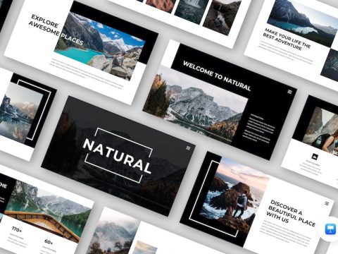 Natural - Adventure and Nature Keynote Template