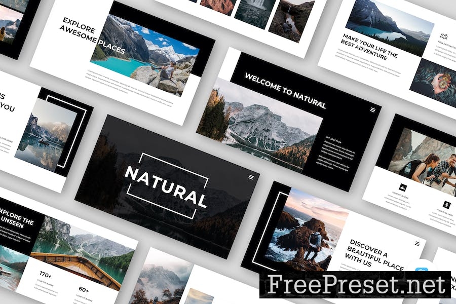 Natural - Adventure and Nature Keynote Template