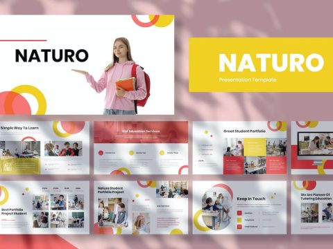 Naturo - Education Presentation Keynote Template PTFEX76