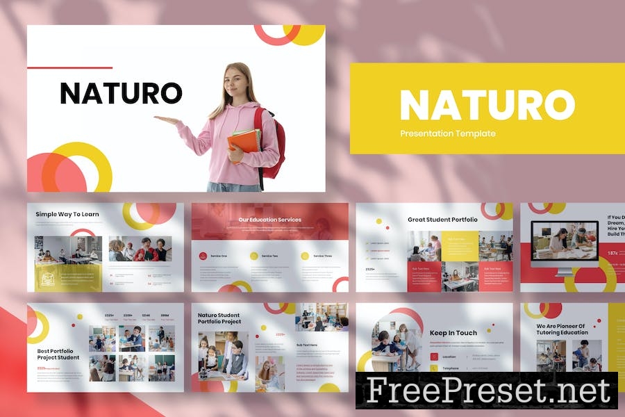 Naturo - Education Presentation Keynote Template PTFEX76