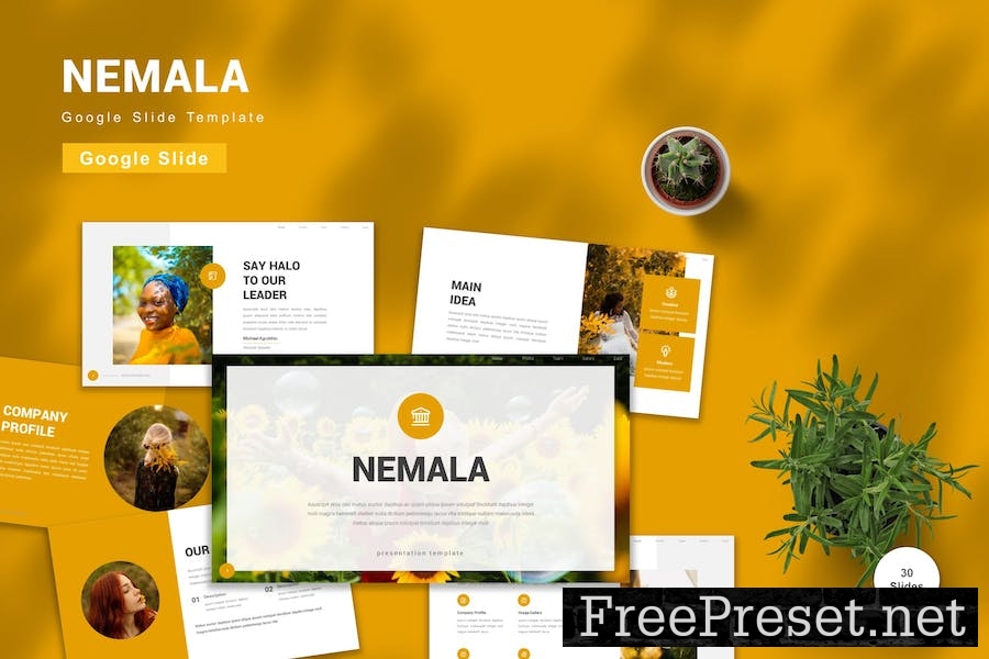 Nemala - Google Slide Template 423Y2J8