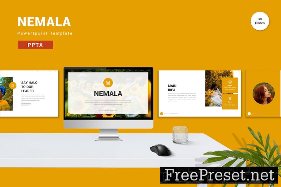 Nemala - Powerpoint Template R99P2YF