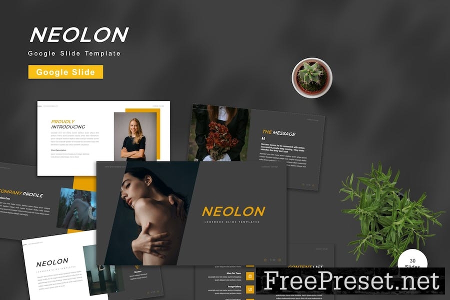 Neolon - Google Slide Template U8CQQSK