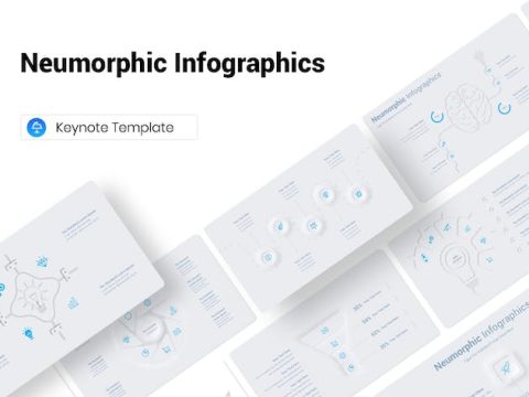 Neumorphic Infographics Keynote Presentation