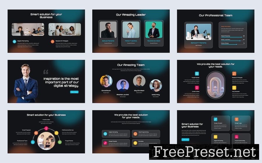 Neutron - Digital Business Keynote Template Y69H6TK