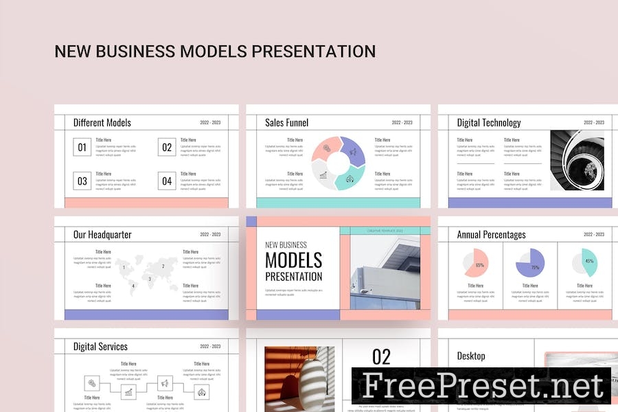 New Business Models PowerPoint Presentation LP4WEK9