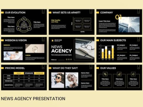 News Agency Google Slides Presentation Template 94VP6L7