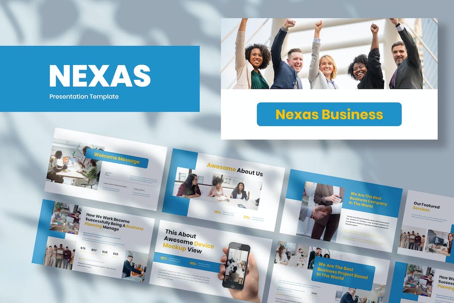 Nexas - Business Presentation Keynote Template FCYP4ES