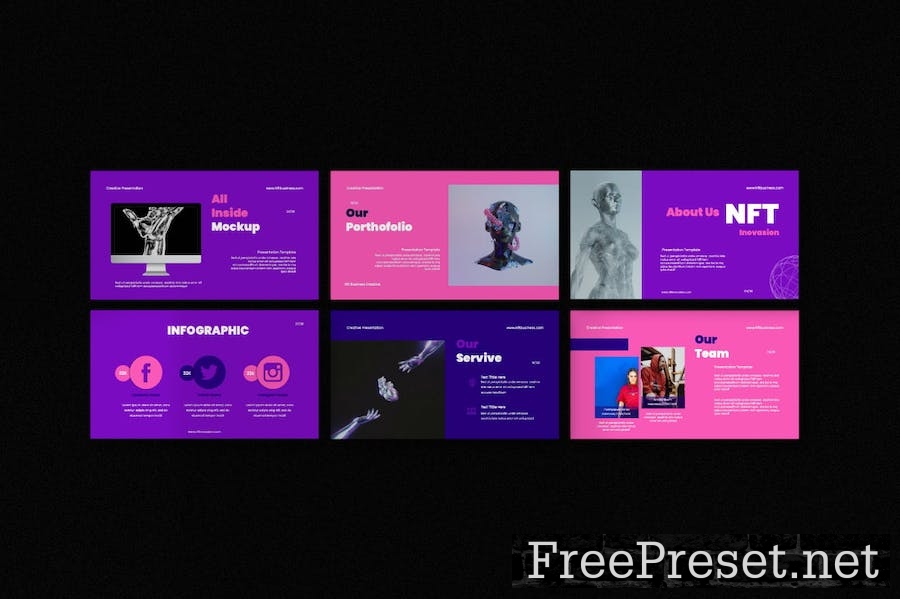 Nft Business Powerpoint Template