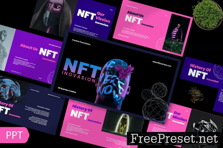 Nft Business Powerpoint Template