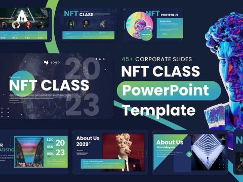 NFT Class - PowerPoint Presentation Template LCRQYWY