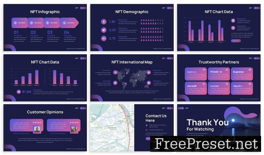 NFT - Digital Art Keynote Template