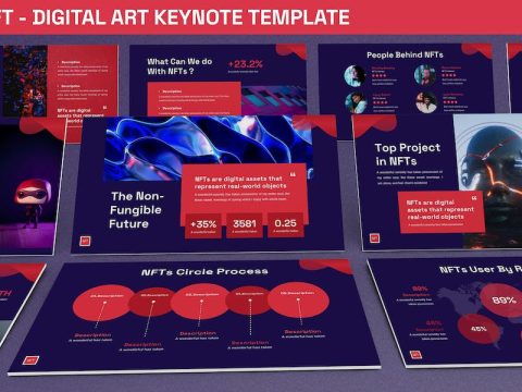 NFT - Digital Art Keynote Template UTDEDXE