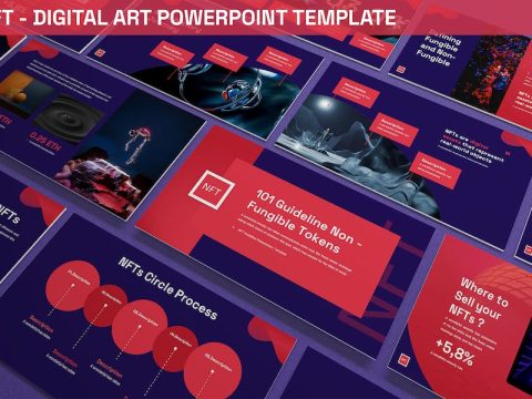 NFT - Digital Art Powerpoint Template ZKNWGWV