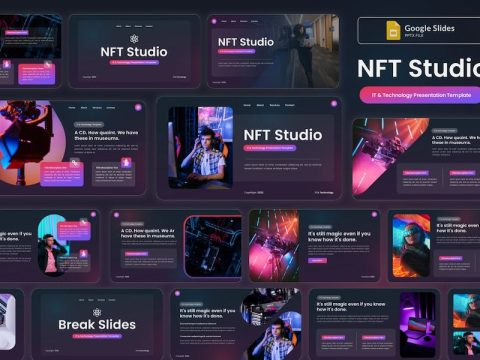 NFT Studio IT & Technology Google Slides Template 6ZFQYK2