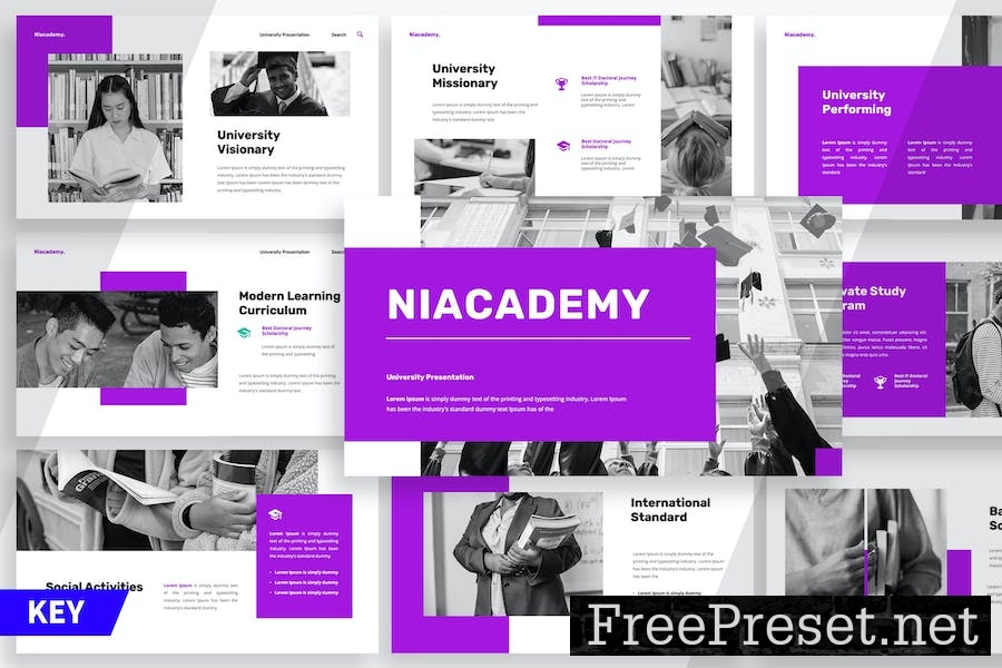 Niacademy Eduction - Keynote Template 4JNSQN2