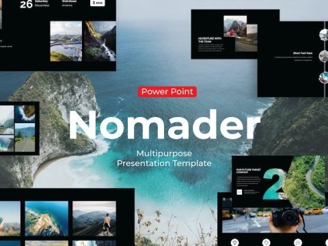 Nomader - PowerPoint Template NRP59F3