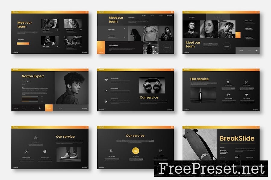 Norton – Business Keynote Template DHWWHGH