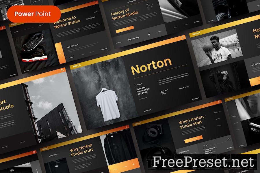 Norton – Business PowerPoint Template 4VQL4L2