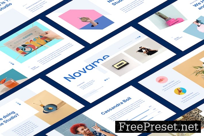 Novame - Creative Agency Keynote Template