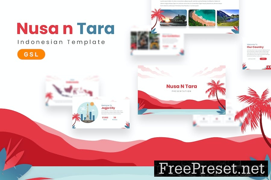 Nusa n Tara - Google Slides Template