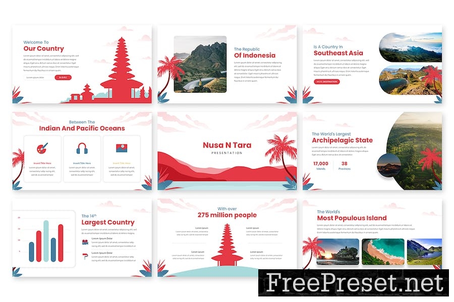 Nusa n Tara - Powerpoint Template 2T6CETD