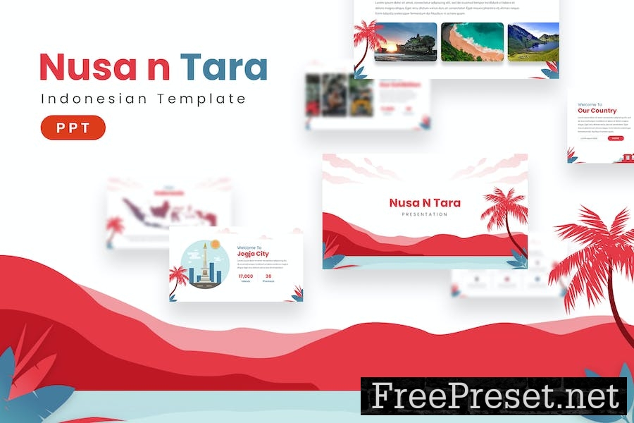 Nusa n Tara - Powerpoint Template 2T6CETD