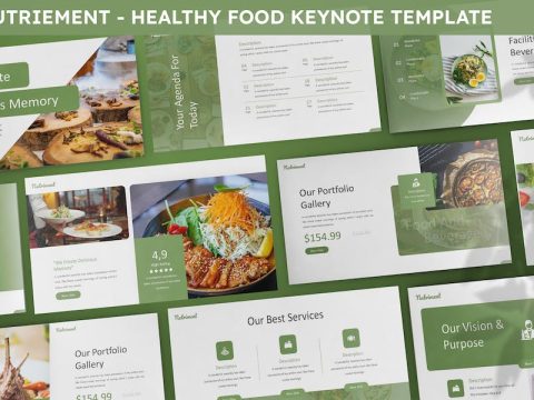 Nutriement - Healthy Food Keynote Template