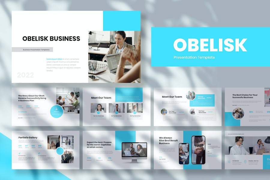 Obelisk - Business Presentation Google Slide Templ SV3BXAH