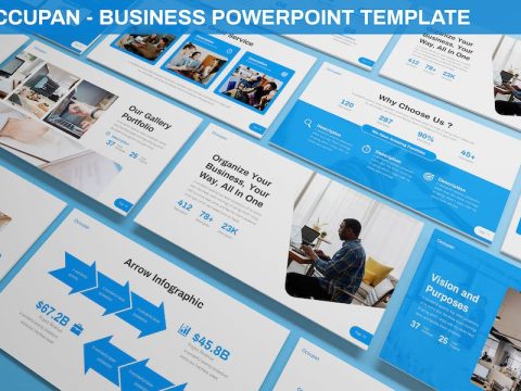 Occupan - Business Powerpoint Template YCCWTJ8