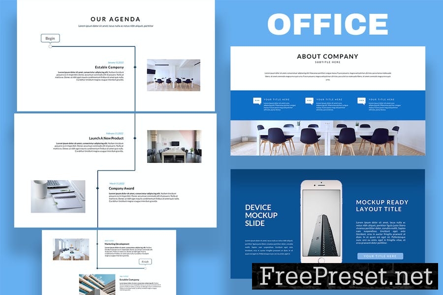 Office Business Keynote Template