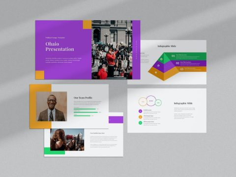 Ohaio : Political Powerpoint Template LVFLC6T